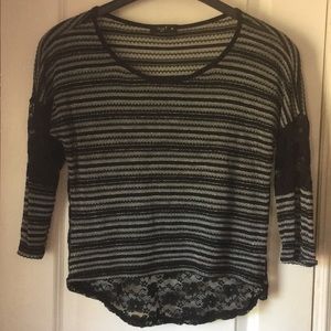 Love J USA Knit & Lace Top